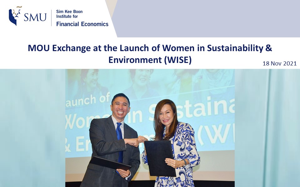 Launch of Women in Sustainability & Environment (WISE)