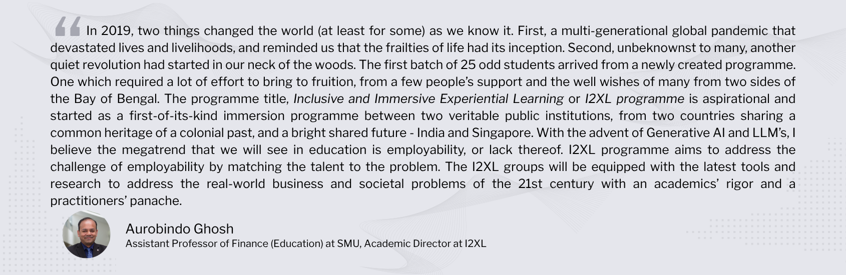 academic director statement