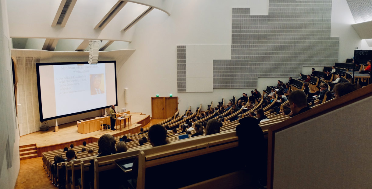 Photo of an auditorium