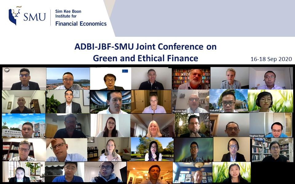 ADBI-JBF-SMU Joint Conference on Green and Ethical Finance