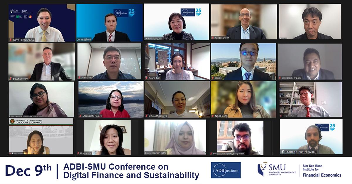 day 3 of ADBI-SMU Conference on Digital Finance and Sustainability