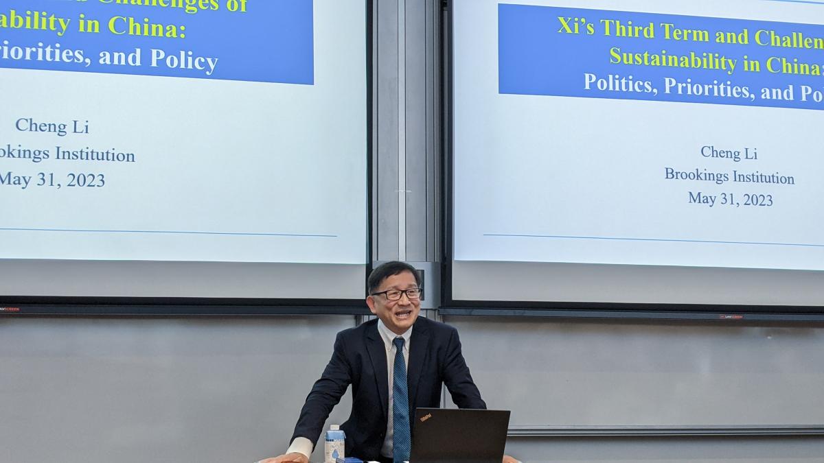 Xi's Third Term and Challenges of Sustainability in China: Politics, Priorities, and Policy